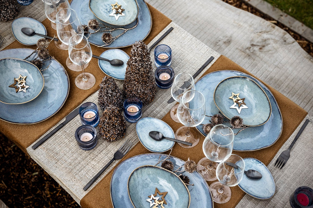 Cosy & Trendy Dinerborden Aicha - 27 x 23 cm - 4 Stuks