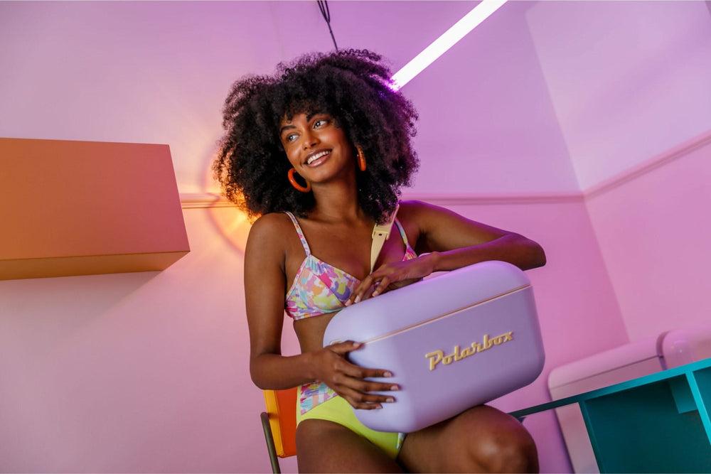 Polarbox Koelbox met Schouderband - Paars-Sorbet - 12 Liter