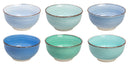 Cookinglife Kleine kommen Delice Blauw ø 12 cm - 6 stuks