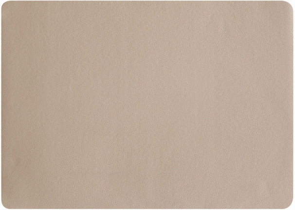 ASA Selection Placemat - Leather Optic Fine - Stone - Afwasbaar - 46 x 33 cm