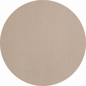 ASA Selection Placemat - Leather Optic Fine - Stone - Afwasbaar - ø 38 cm