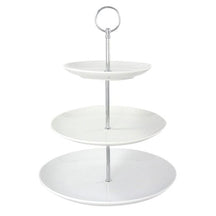 Cookinglife Etagère / serveertoren Food for Fun ø 16, 21 & 26 cm - 3-laags - 34 cm hoog