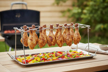 Cookinglife BBQ Kippenvleugelhouder Fire & Flavour - Metaal - Voor 12 Stuks Grillen
