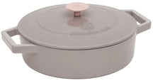 Berlinger Haus Hapjespan / Sauteerpan Taupe - Gietijzer - ø 26 cm - geschikt voor alle warmtebronnen - geëmailleerde anti-aanbaklaag
