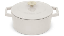 Berlinger Haus Braadpan Mat Crème - Gietijzer - ø 24 cm - geschikt voor alle warmtebronnen - geëmailleerde anti-aanbaklaag