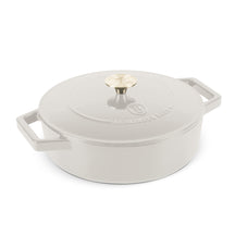 Berlinger Haus Hapjespan / Sauteerpan Mat Crème - Gietijzer - ø 26 cm - geschikt voor alle warmtebronnen - geëmailleerde anti-aanbaklaag