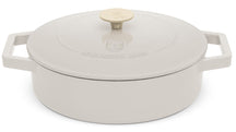Berlinger Haus Hapjespan / Sauteerpan Mat Crème - Gietijzer - ø 26 cm - geschikt voor alle warmtebronnen - geëmailleerde anti-aanbaklaag