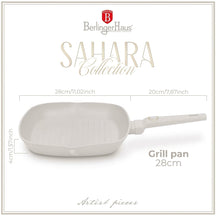 Berlinger Haus Grillpan Mat Crème 28 x 28 cm - geschikt voor alle warmtebronnen - standaard anti-aanbaklaag