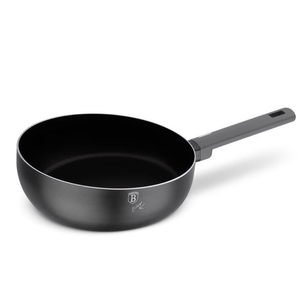 BerlingerHaus Koekenpan Mat Antraciet ø 26 cm - geschikt voor alle warmtebronnen - standaard anti-aanbaklaag