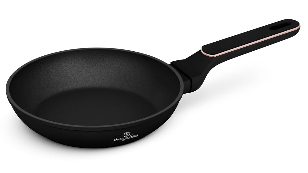 Berlinger Haus Koekenpan Zwart Rosègoud ø 20 cm - geschikt voor alle warmtebronnen - standaard anti-aanbaklaag