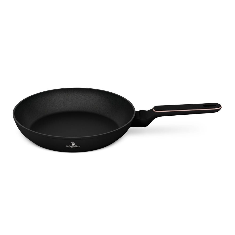 Berlinger Haus Koekenpan Zwart Rosègoud ø 28 cm - geschikt voor alle warmtebronnen - standaard anti-aanbaklaag