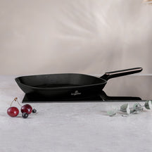Berlinger Haus Grillpan Zwart Rosègoud 28 x 28 cm - geschikt voor alle warmtebronnen - standaard anti-aanbaklaag