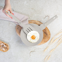 Berlinger Haus Keukengerei Set met Standaard Mat Crème - Siliconen - 6-delig