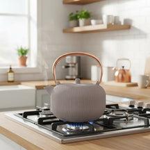Berlinger Haus Theepot met RVS Filter - Gietijzer Taupe - 1 Liter