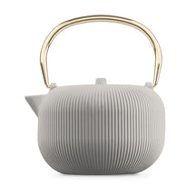 Berlinger Haus Theepot met RVS Filter - Gietijzer Mat Crème - 1 Liter