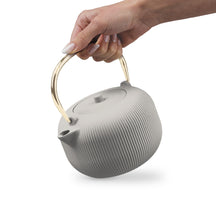 Berlinger Haus Theepot met RVS Filter - Gietijzer Mat Crème - 1 Liter