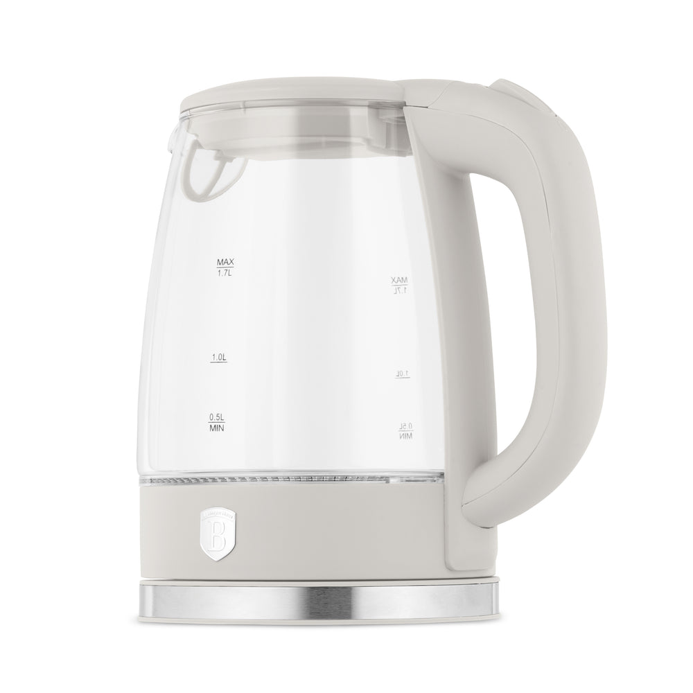Berlinger Haus Waterkoker Glas Mat Crème - 1.7 Liter - 2200W