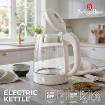 Berlinger Haus Waterkoker Glas Mat Crème - 1.7 Liter - 2200W