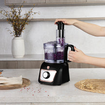 Berlinger Haus Keukenmachine / Foodprocessor 8-in-1 Zwart Roségoud - 500W