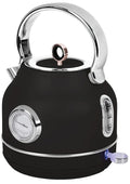 Berlinger Haus Waterkoker Zwart Rosègoud - met Thermometer - 1.7 Liter - 2200W