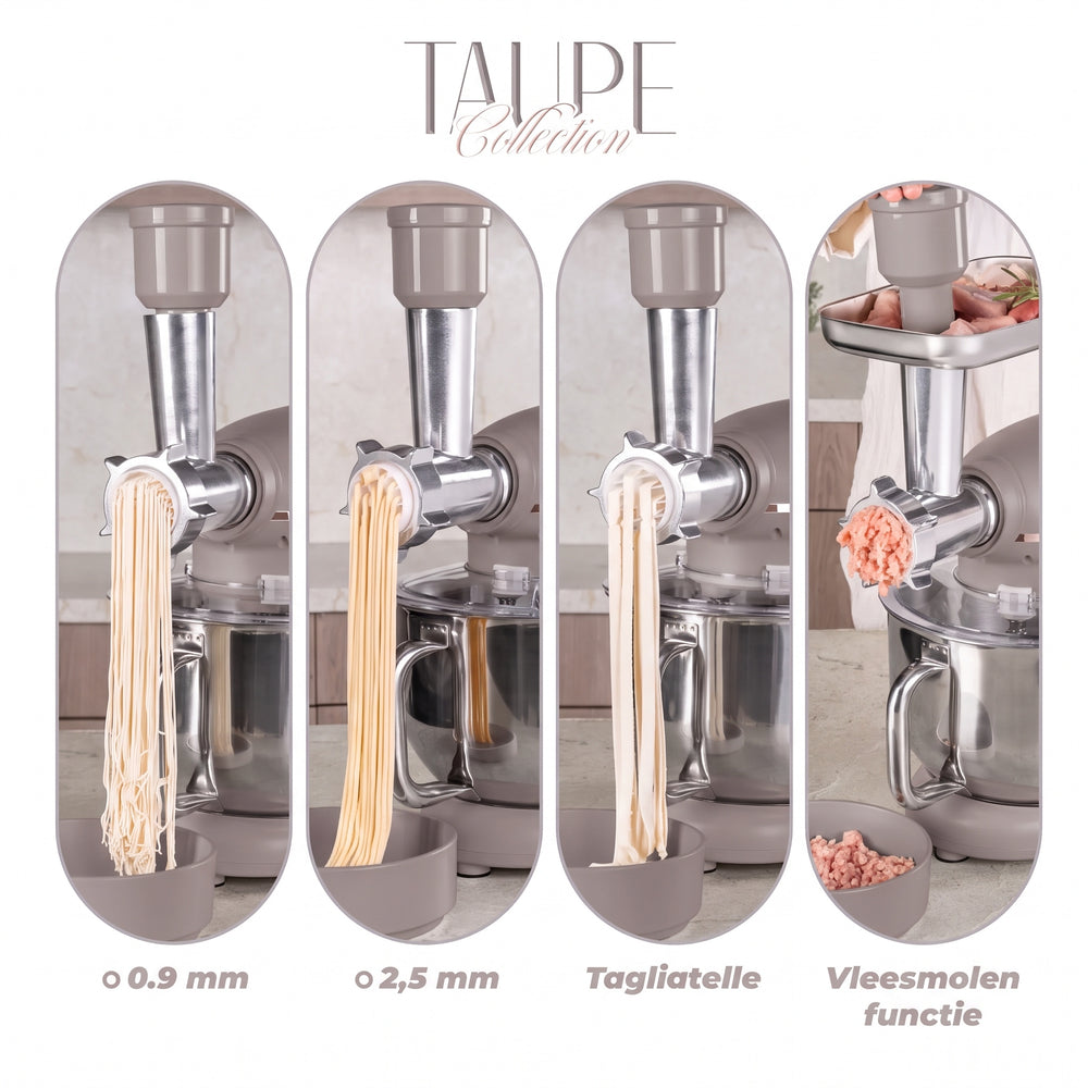 Berlinger Haus Multifunctionele Keukenmachine Taupe - 4-in-1 - 1500W