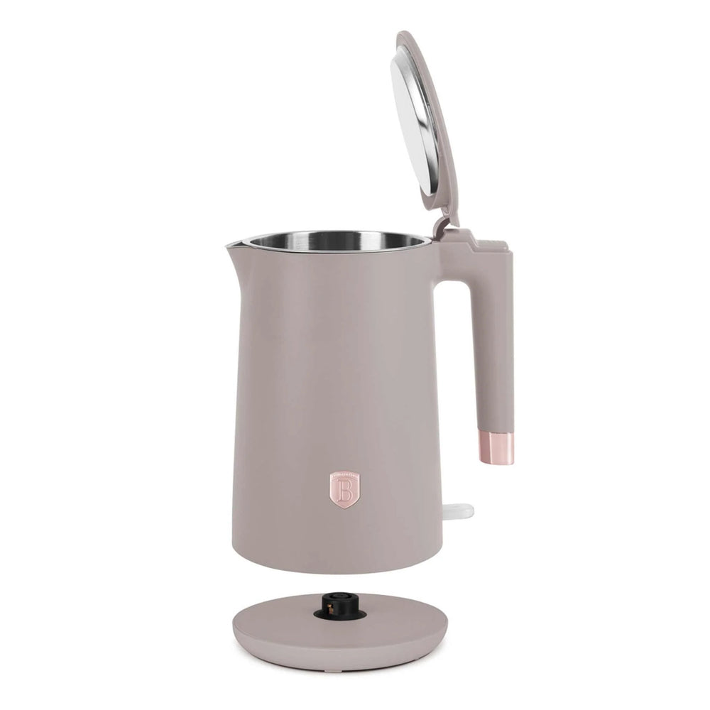 Berlinger Haus Waterkoker Dubbelwandig Taupe - 1.7 Liter - 1800W