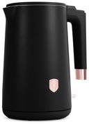 Berlinger Haus Waterkoker Dubbelwandig Zwart Rosègoud - 1.7 Liter - 1800W