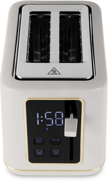 Berlinger Haus Broodrooster Digitaal Mat Crème - 2 Sleuven - 870W