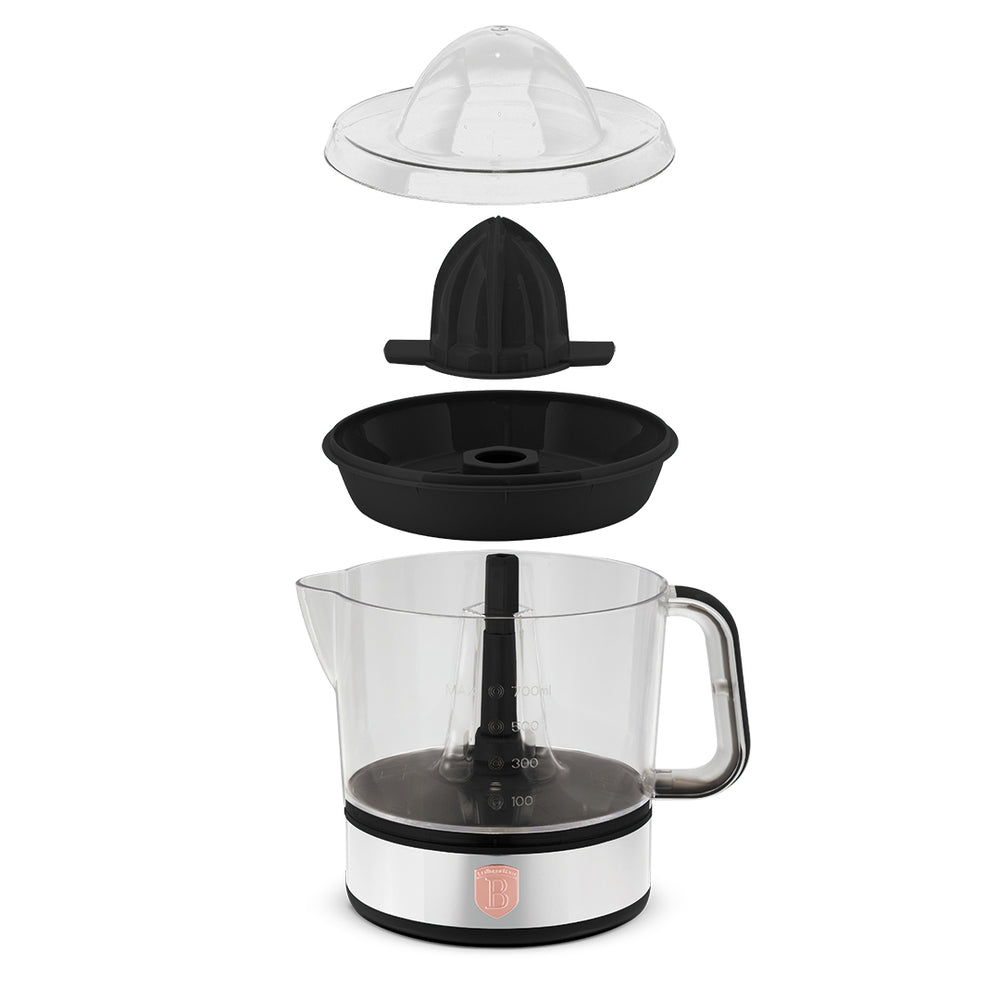 Berlinger Haus Elektrische Citruspers / Sinaasappelpers Zwart Rosègoud - 0,7 L - 40 W