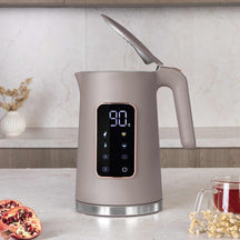 Berlinger Haus Waterkoker Digitaal Taupe - Temperatuurinstelling - 1.7 Liter - 2200W