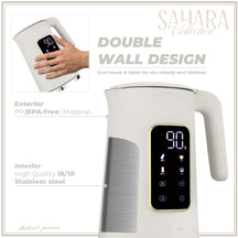 Berlinger Haus Waterkoker Digitaal Mat Crème - Temperatuurinstelling - 1.7 Liter - 2200W