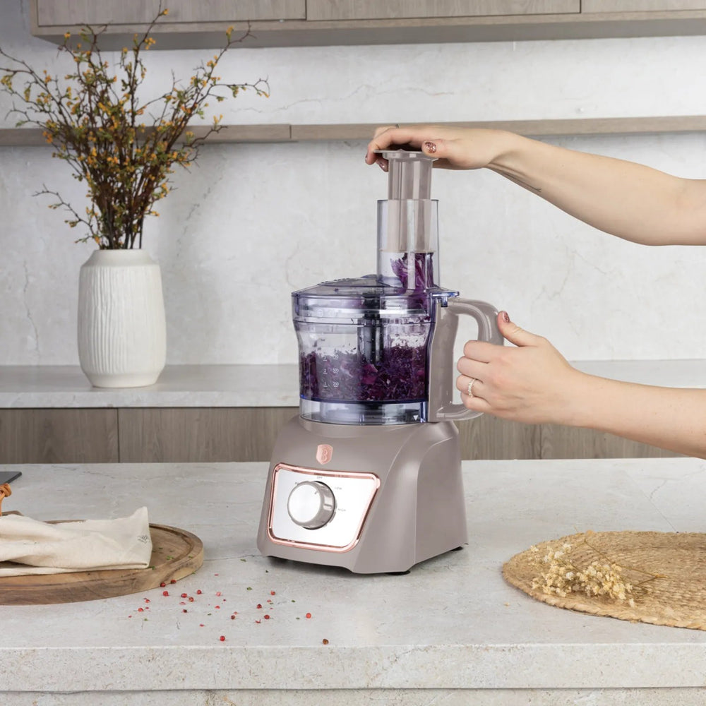 Berlinger Haus Keukenmachine / Foodprocessor 8-in-1 Taupe - 500W