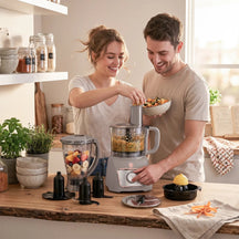 Berlinger Haus Keukenmachine / Foodprocessor 8-in-1 Taupe - 500W