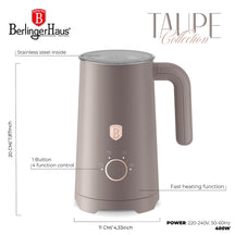Berlinger Haus Elektrische Melkopschuimer 4-in-1 Taupe - 160 ml