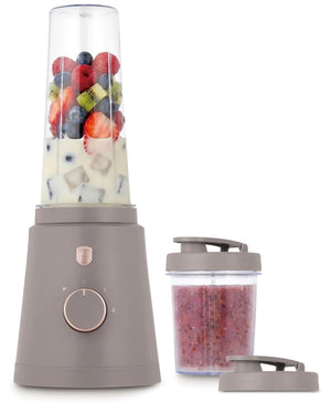 Berlinger Haus Smoothie Blender to Go Taupe - Inclusief 2 Bekers - 320W