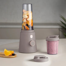 Berlinger Haus Smoothie Blender to Go Taupe - Inclusief 2 Bekers - 320W