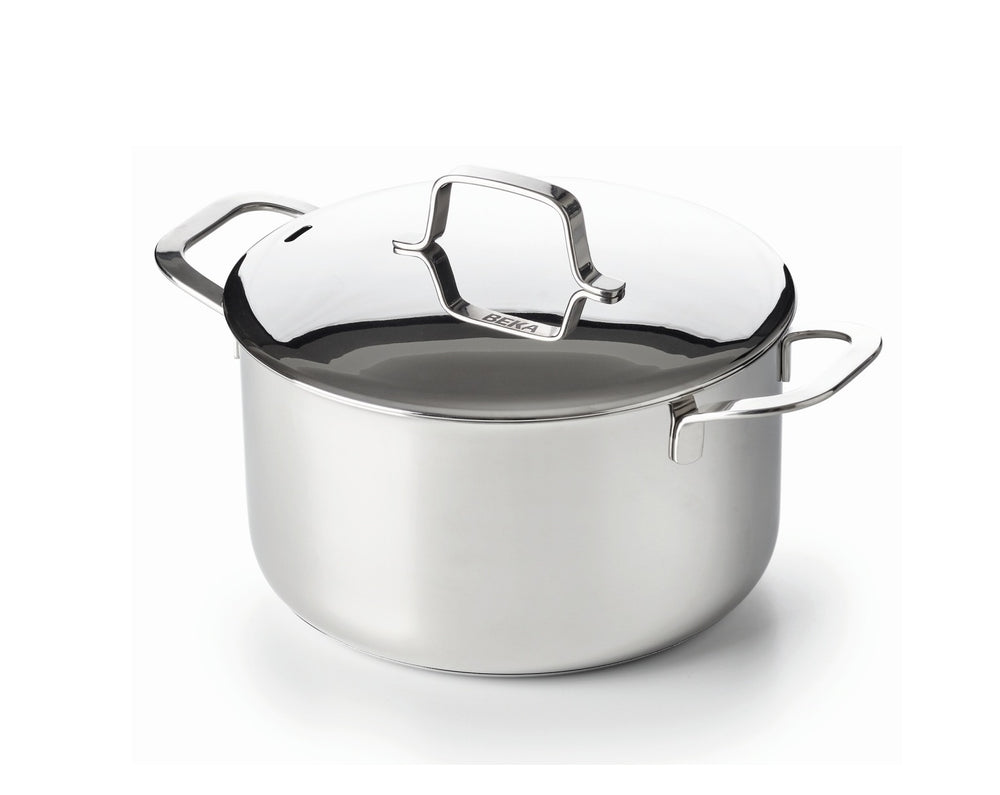 Beka Pannenset Maestro 5-Delig - zonder anti-aanbaklaag - geschikt voor alle warmtebronnen (Kookpannen, Steelpan & Soeppan)