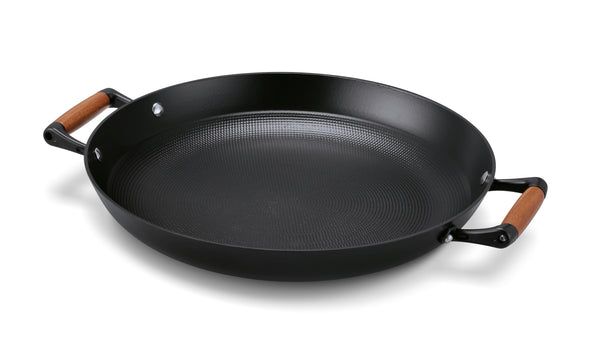 Beka Paella pan met 2 zijgrepen Mandala Gietijzer ø 36 cm - keramische anti-aanbaklaag - geschikt voor alle warmtebronnen
