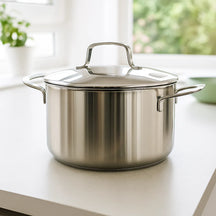 Beka Kookpan Maestro RVS met deksel ø 16 cm / 1.1 liter - geschikt voor alle warmtebronnen