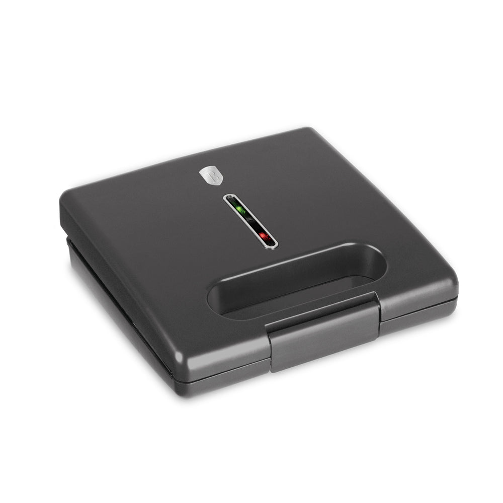 BerlingerHaus Tosti-ijzer 3-in-1 Mat Antraciet - Uitneembare Platen - Wafel & Grill - 780W