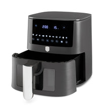 BerlingerHaus Airfryer XXXL Mat Antraciet - met Kijkvenster - 8 Liter - 1650W