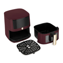 Berlinger Haus Airfryer XL Mat Bordeaux - met Kijkvenster - 5 Liter - 1400W