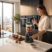 Berlinger Haus Blender Digitaal Mat Antraciet - Glazen Kan - 1.5 Liter - 1000W