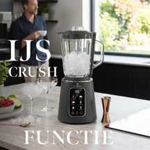 Berlinger Haus Blender Digitaal Mat Antraciet - Glazen Kan - 1.5 Liter - 1000W