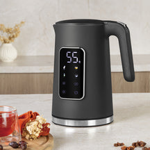 Berlinger Haus Waterkoker Digitaal Mat Antraciet - Temperatuurinstelling - 1.7 Liter - 2200W