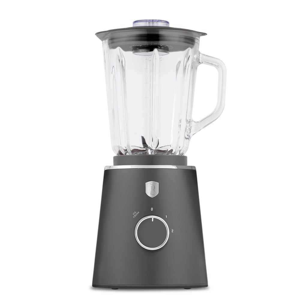 Berlinger Haus Blender Mat Antraciet - Glazen Kan - 1.5 Liter - 1000W