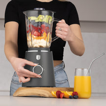 Berlinger Haus Blender Mat Antraciet - Glazen Kan - 1.5 Liter - 1000W