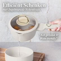 Berlinger Haus Pannenset Mat Crème 11-Delig - Kookpan ø 20, 24, 28 cm, Koekenpan ø 24, 28 cm & Steelpan ø 16 cm - Geschikt voor alle warmtebronnen