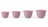 Birkmann Beslagkommen / Mengkommen set Colour bowls 4-Delig- 1.5, 2, 3 en 4 Liter - Silk Rose