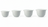 Birkmann Beslagkommen / Mengkommen set Colour bowls 4-Delig- 1.5, 2, 3 en 4 Liter - White